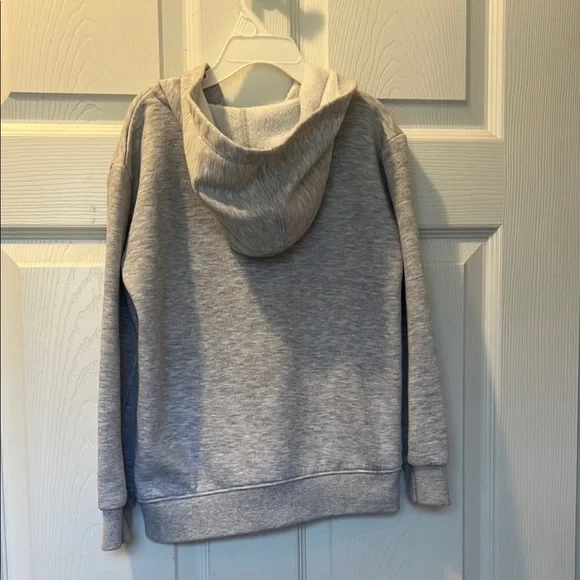 New Under Armour Kids Gray Hoodie Jacket Size 7 - Picture 2 of 2